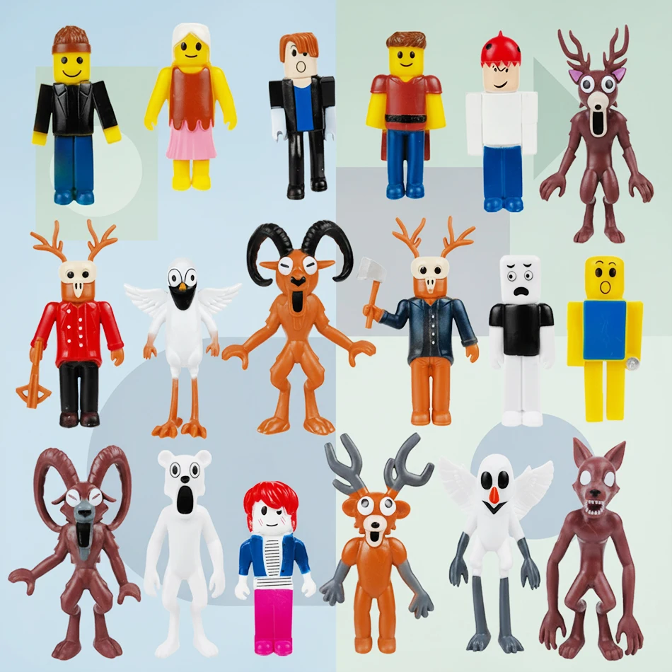 18Pcs/set Hot 99 Nights in The Forest Action Figure Deer Owl Goat Figurine Figurine PVC Collection Decoration Model Toy Kid Gift