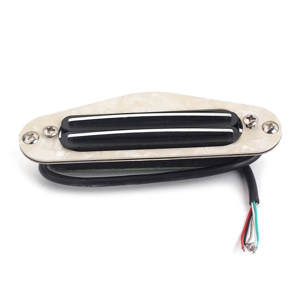 Folk Guitar Accessory Dual Rail Pickup Humbucker Electric Parts for Acoustic Cigar Box Guitar
