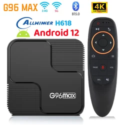 G96 max h618 android 12,0 tv box all winner h618 doppel wifi hdr10 6k 2,4g 5g set top box 4gb 32gb 64gb smart media player global