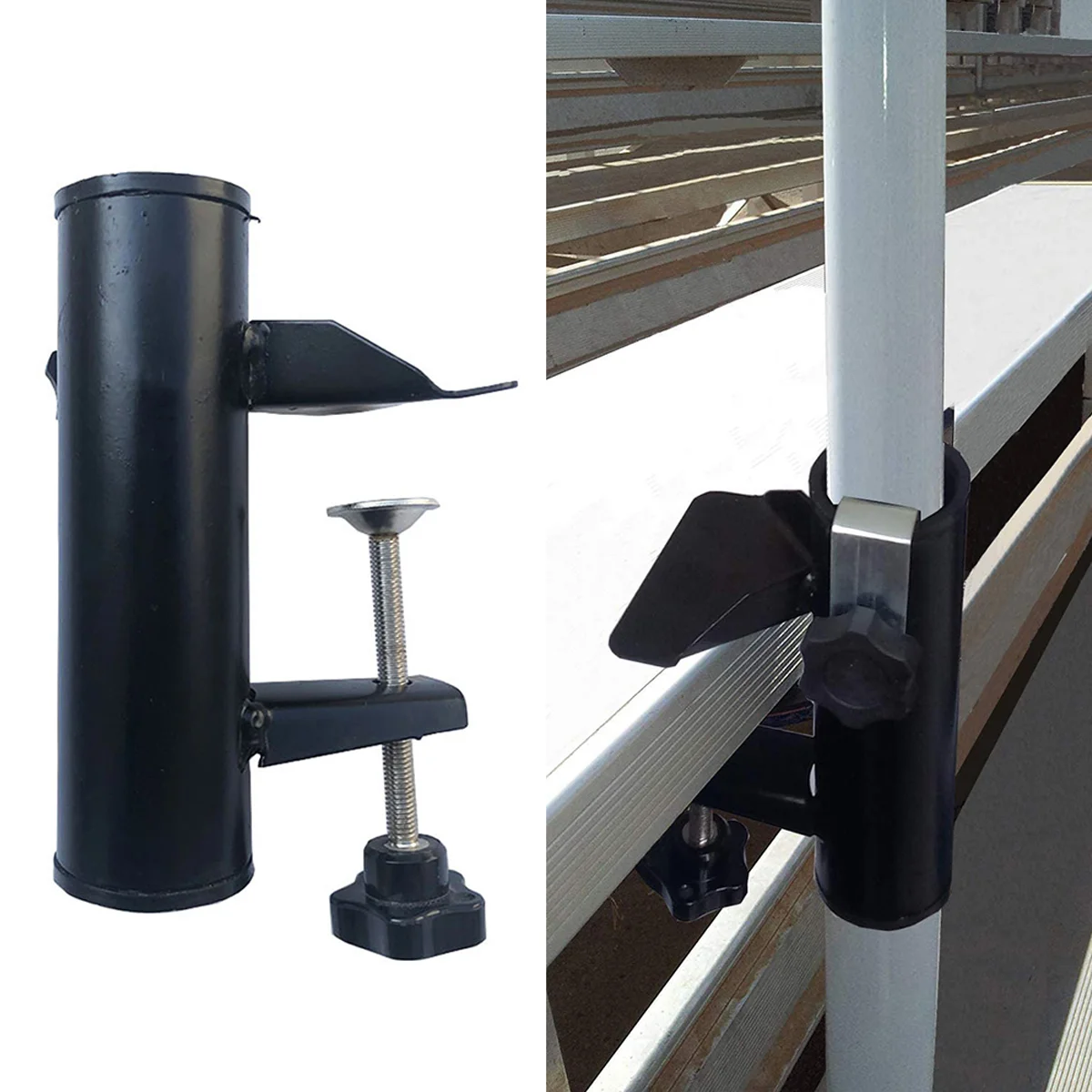 Fixo guarda-chuva Mount Clamp, guarda-sol titular Stand