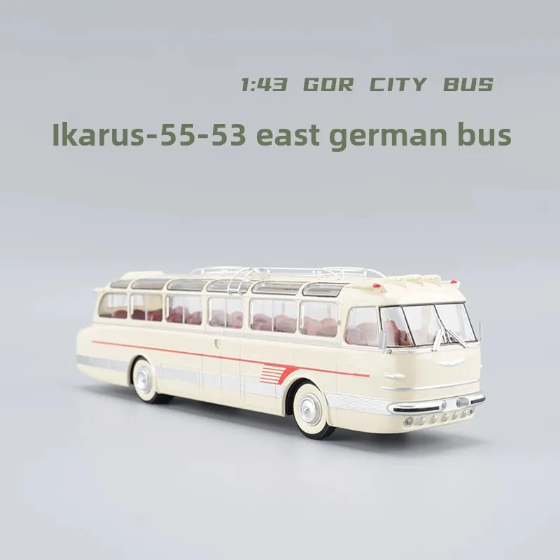 Diecast 1:43 Scale Ikarus-55-53 Long-Distance Bus Alloy Car Model