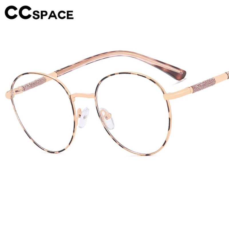 Women Round Metal Optical Reading Glasse Fashion Spring Hinge Resin Presbyopic Eyeglass Custom Prescription Spectacles #303816