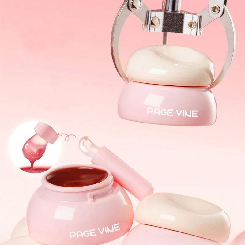 Brillo de labios con pincel, máscara hidratante resistente al agua para manchas de labios, fórmula no pegajosa, efecto de brillo de vidrio, uso durante todo el día, belleza