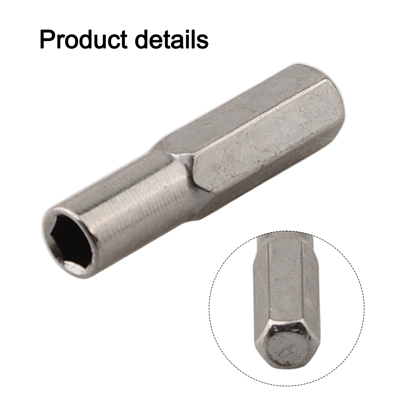 1/2pcs 4mm-6.35mm Hex Transducer Adapter Socket Bits 4mm to 6.35mm and 6.35mm to 4mm Screwdriver Adaptor Holder for Screwdriver