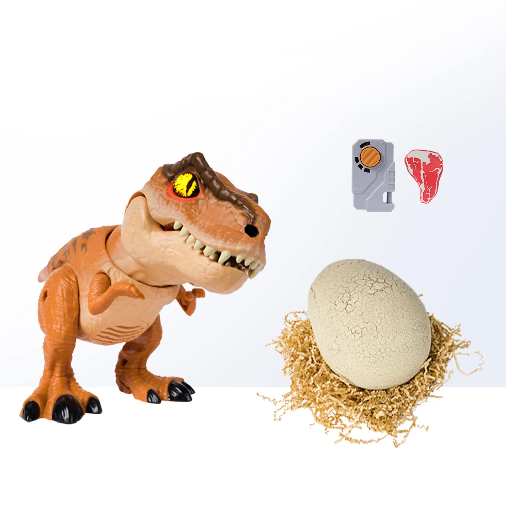 

Jurassic-themed Smart Tyrannosaurus Rex Dinosaur Egg Hatching & Shell-breaking Interactive Dinosaur Toy - Birthday Gift