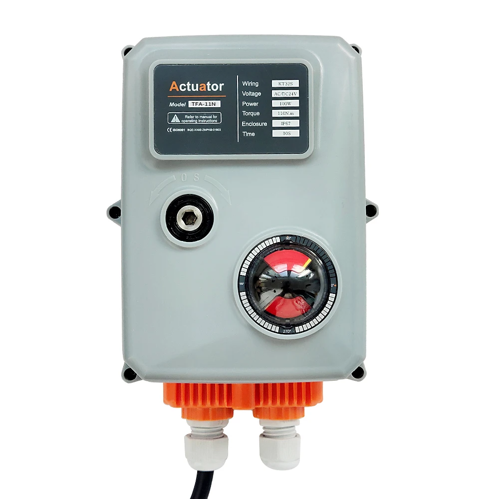 

Электрический привод клапана 80-110 Нм с приводом клапана ISO5211 F05 F07, размер стержня 17X17 мм, сертифицированные CE стальные шестерни