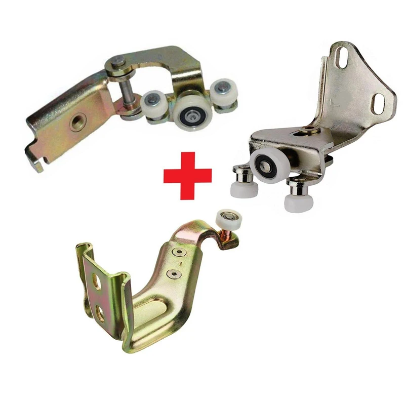 3X Sliding Door Roller Guide Hinge Bottom Middle Top Left For MERCEDES Sprinter