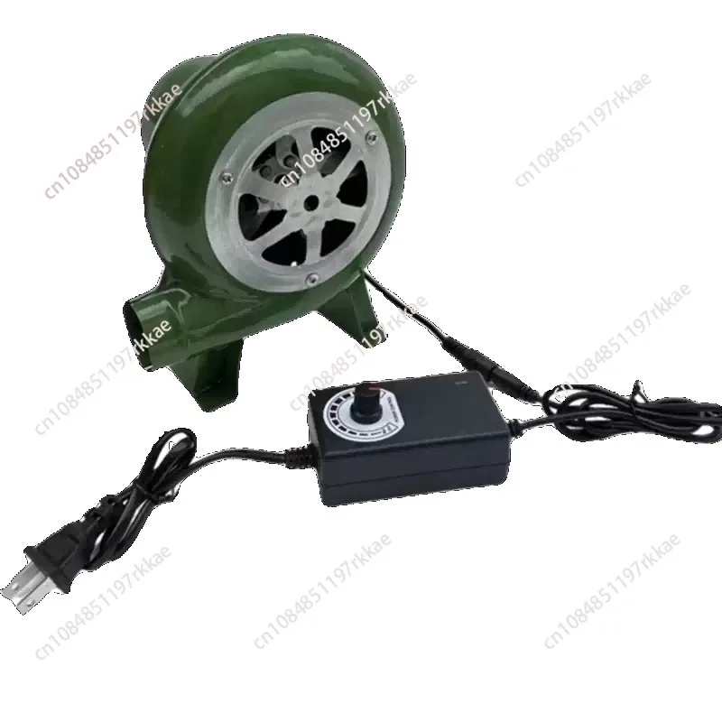 30/40/60/80 watt electric hair dryer barbecue fan AC/DC 12V barbecue small blacksmith forging fan speed adapter