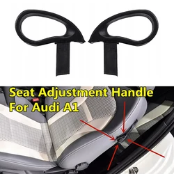 Maniglia di rilascio dell'inclinazione dell'ascensore dell'auto accessori Auto sinistra destra nera per VW Audi A1 Golf MK4 Polo Beetle Bora # muslim# muslimah