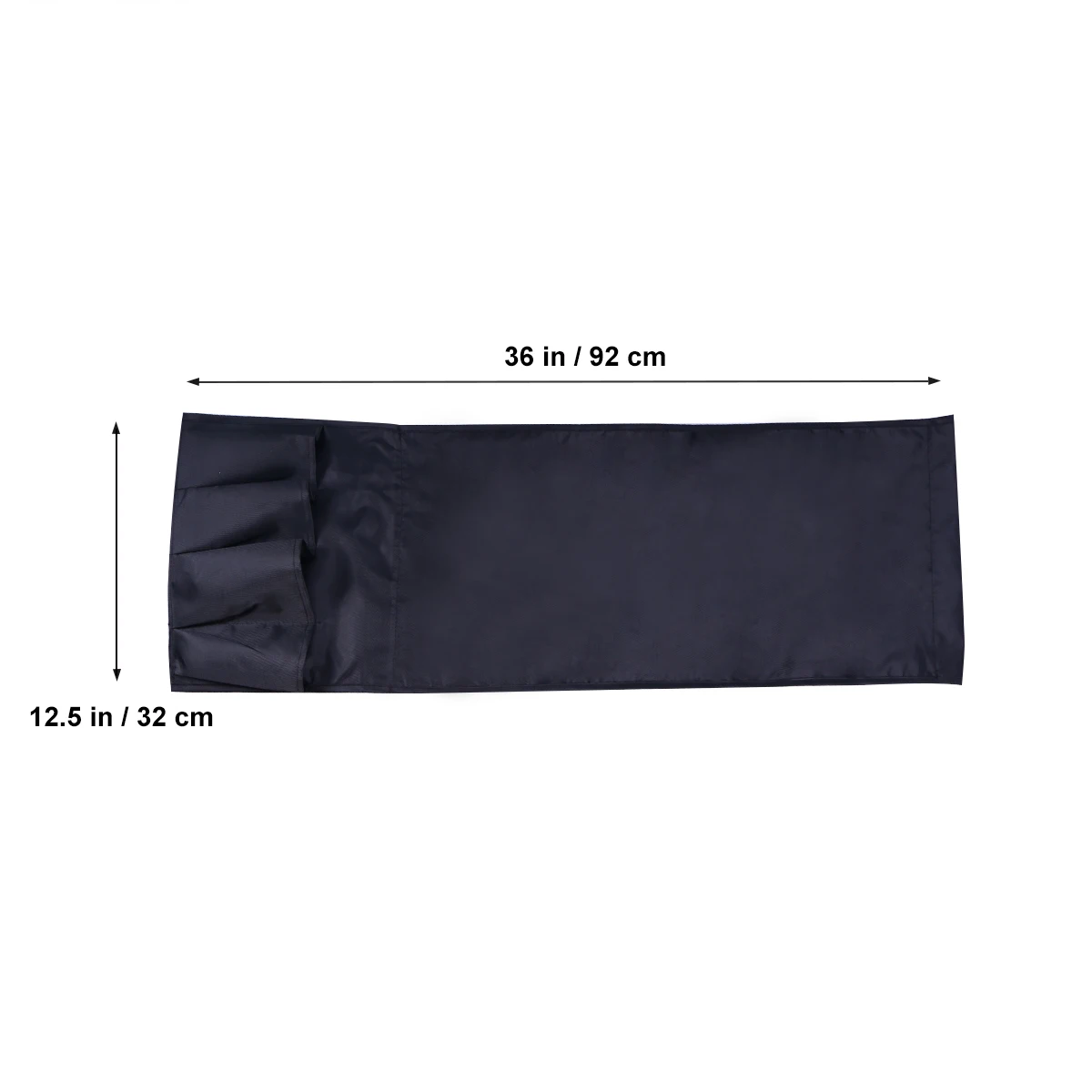 

Sofa Side Storage Bag Black Lounge Arm Rest Organizer Couch Armchair Heavy Duty Oxford Cloth Collapsible Remote Control