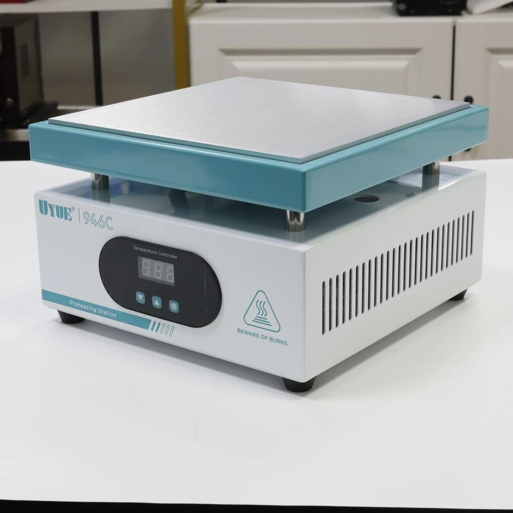 سخان الألواح الساخنة UYUE 946C 50 ~ 350 ° C التحكم الرقمي لإزالة لحام مكون PCB للهاتف المحمول