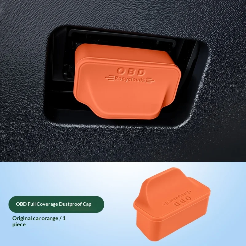 Para carro universal e veículo elétrico porta obd capa protetora interface de diagnóstico à prova de poeira à prova dd umidade