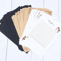 8Pcs/Set Stationery Writing Letter Set Letter Pads Office Letter Papers School Supplies