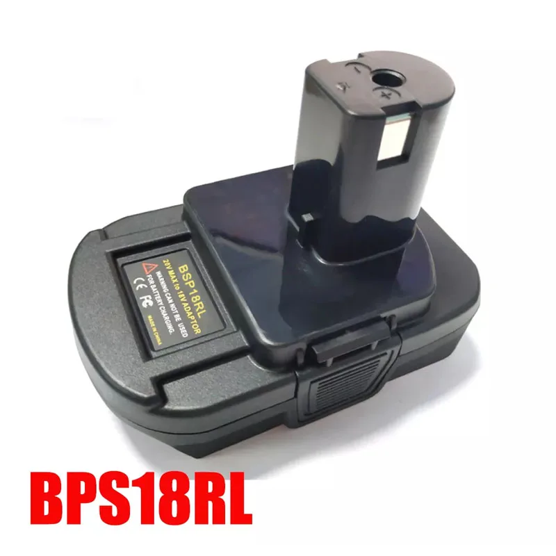 

Battery Converter Adapter For Black&Decker For Stanley For Porter Cable 20V Lithium Battery For Ryobi 18V P108 Battery BPS18RL