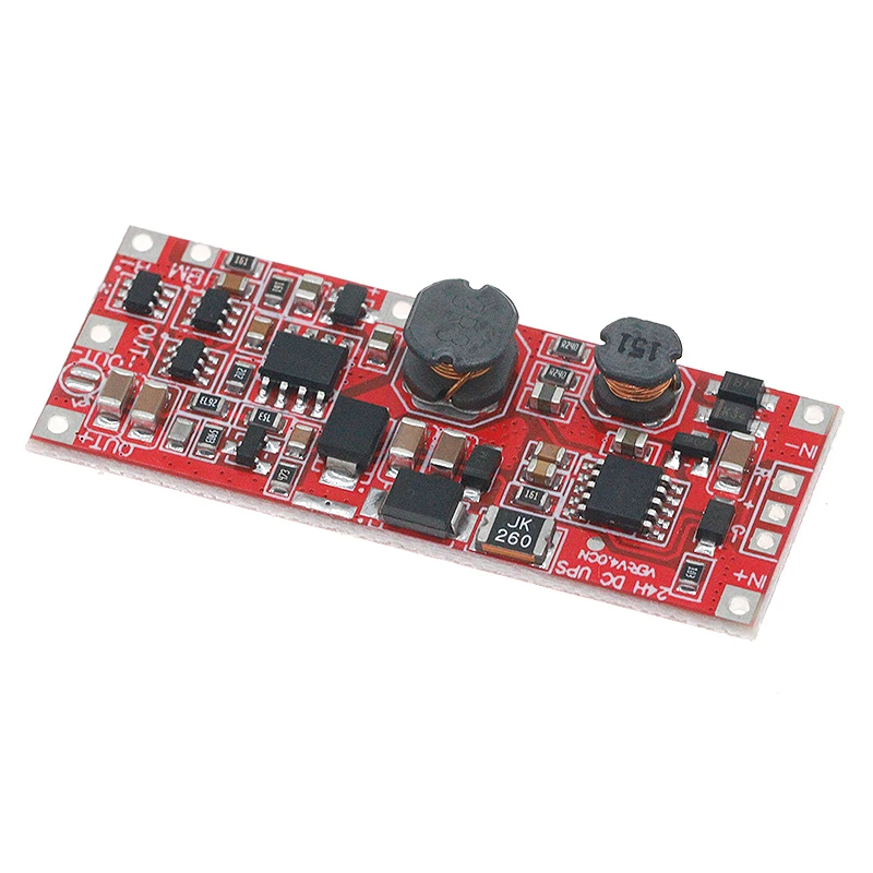 DC 12V/15V 24W 1A UPS Power Supply Module Uninterruptible Power Control Board 2S V4.0CN Charging Step Up Protection Module