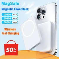 New Magnetic Wireless Portable Power Bank Magsafe External Battery Charger Cases Fast Charging for iPhone Series Samsung Xiaomi