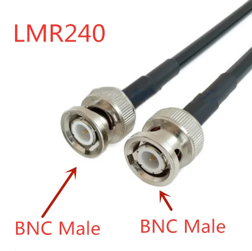 LMR240 Cable BNC Male to BNC Female jack Connector 50-4 LMR-240 RF Coaxial Pigtail Jumper Cable