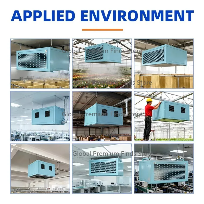 498L/Day Commercial Industrial Indoor Agriculture Crawl Space New Greenhouse Grow Dehumidifier  with Electric Power Source