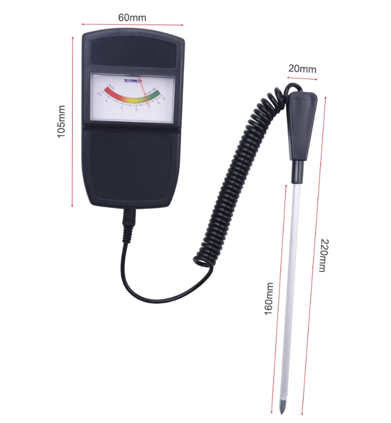 Portable Wireless Soil Nutrient Moisture Plant Condition Digital PH Meter