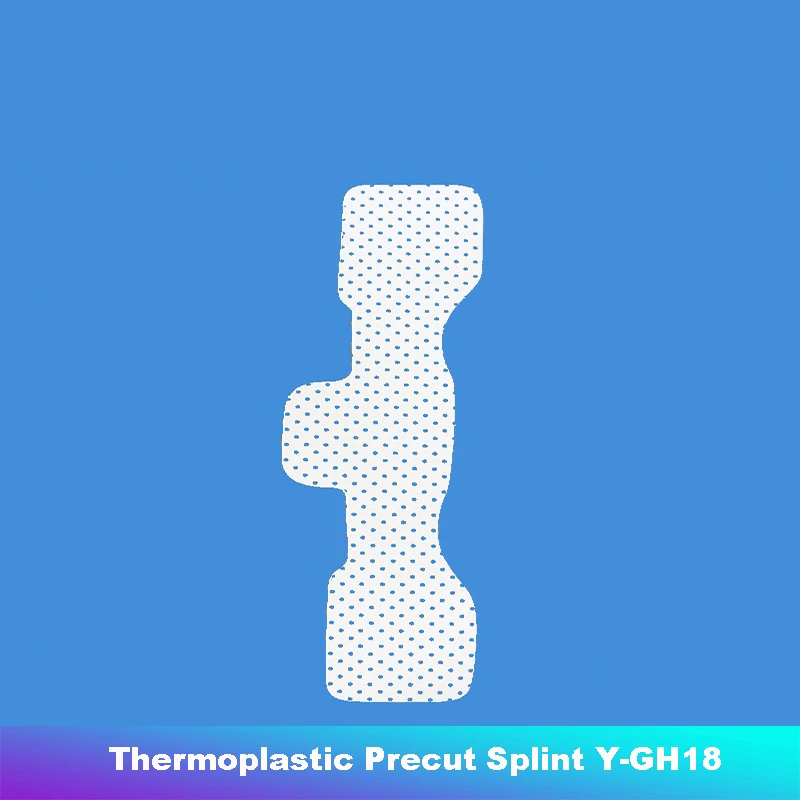 Factory Moldable Precut thermoplastic Ankle and Foot Splint drop foot ankle splint