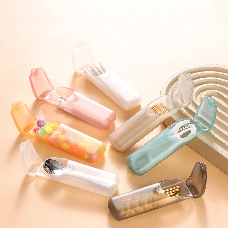 Mini Storage Box, Ultra Small Toothpick Storage Box, Portable Cotton Swab Box, Portable Dental Floss Box, Ear Scoop Storage