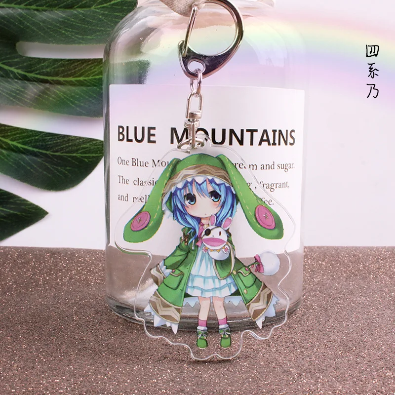 Anime Nightmare Tokisaki Kurumi Izayoi Miku Kotori Itsuka Hermit Himekawa Yoshino Acrylic Keychains Pendants Figure