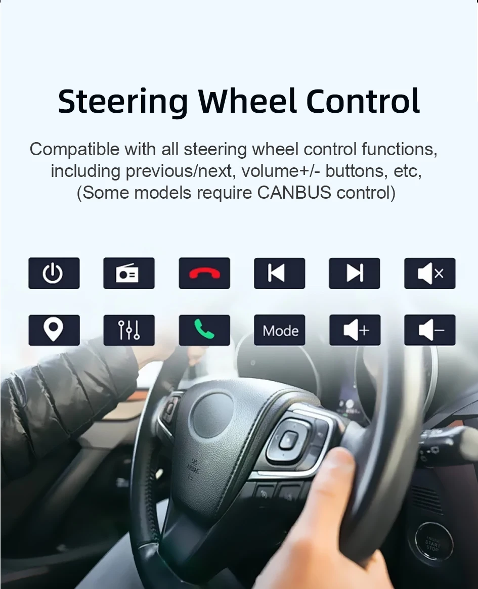 2026 Neues 2-Din-Autoradio, Snapdragon Android 15, unterstützt CarPlay und Android Auto, geeignet für Toyota RAV4 Rav 4 2005–2013 – Detail 16