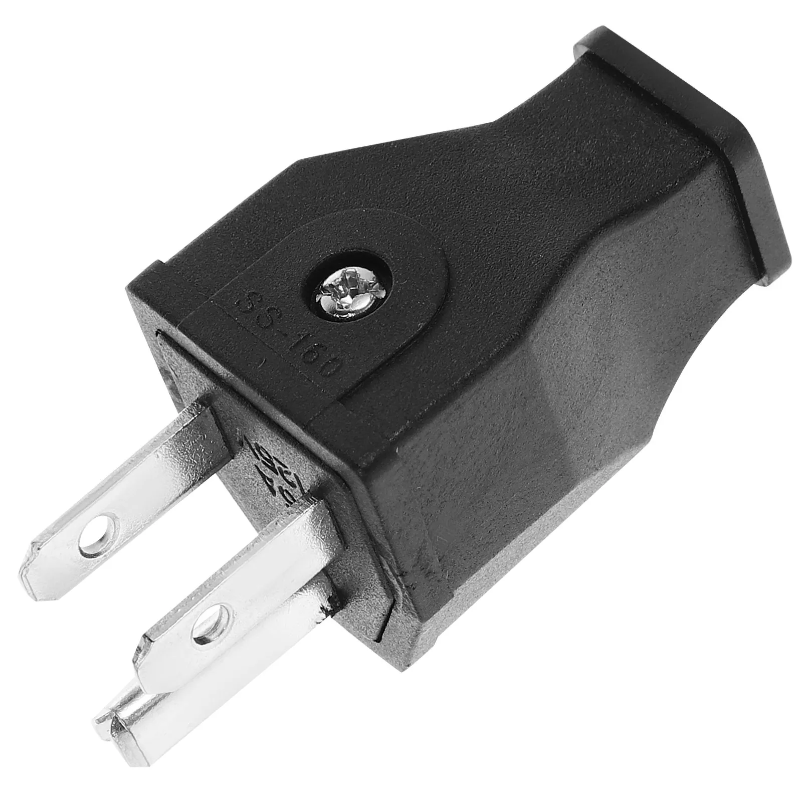 American Plug Replacement Electric Plug For Power Extension Cord Appliance Repair 15A Swivel Male Connector Rotatable