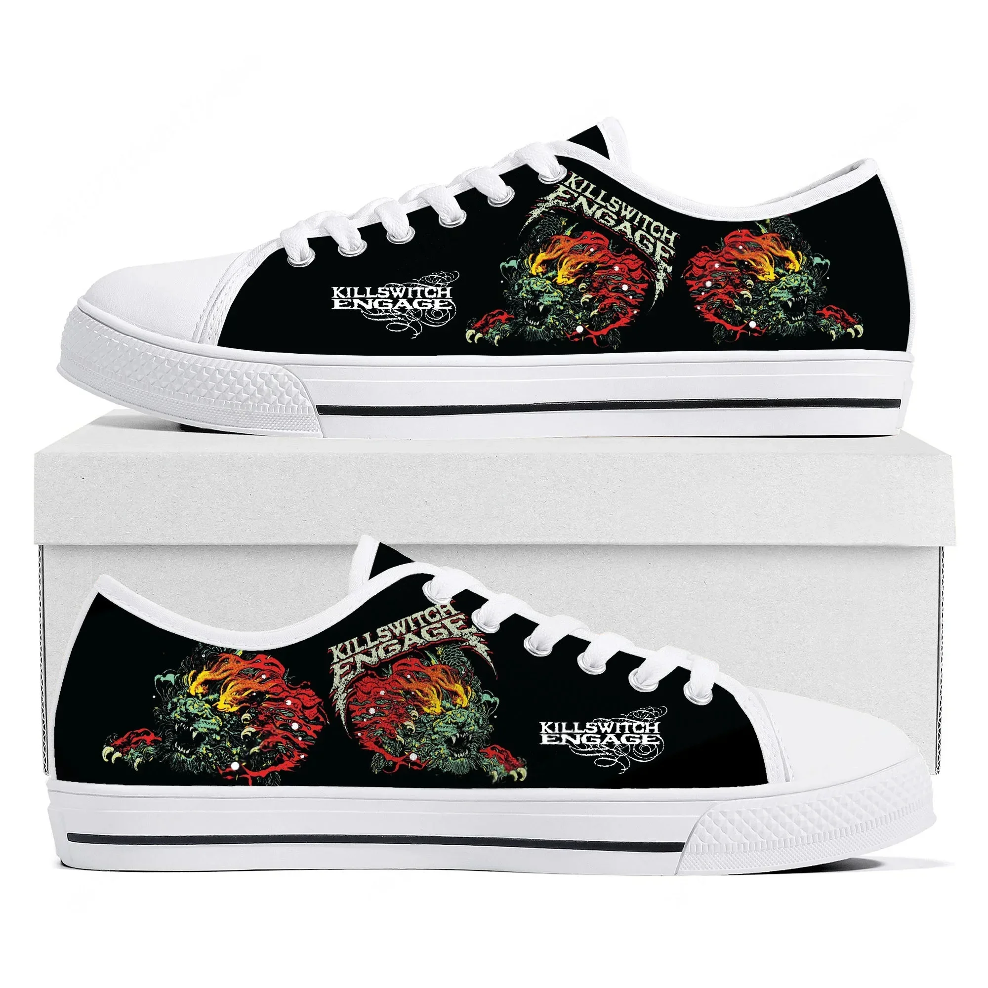 

Killswitchs Engages Band Low Top Lightweight Sneakers Mens Womens Teenager Canvas Sneaker Casual Couple Hiking Lightweight Shoes