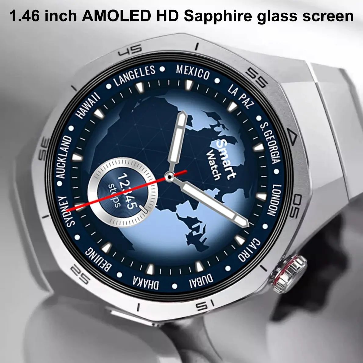 

2025 New Smart Watch Men AMOLED Screen 4GB Memory Music Player GPS Sports Fitness Tracker IP68 Waterproof Smartwatches