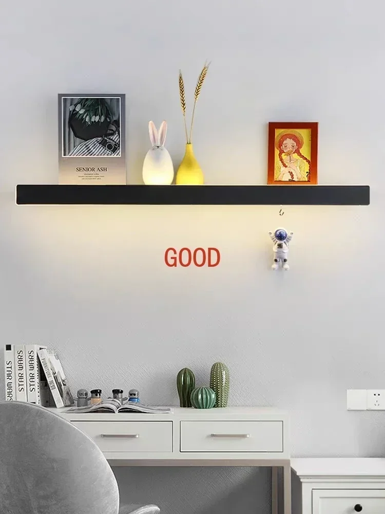 Bedroom, Bedside Shelf, Wall Lamp, Long Strip, Minimalist Lines, Living Room, Sofa Background, Hallway, Study
