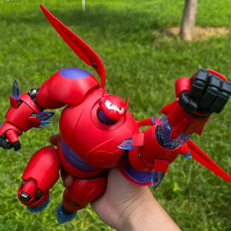 

Hot Seller Gong Big Hero 6 Baymax Series Assembled Model Baymax 18cm Assembled Action Figure Joint Mobility Cool Building Toys