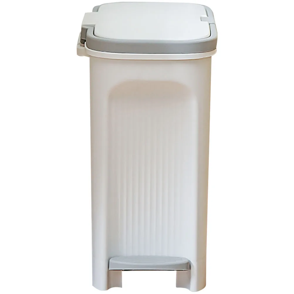 

Foot Pedal Trash Can Thickened Oval Garbage Bin For Kitchen Bathroom Office Home Portable Press Type Waste Container