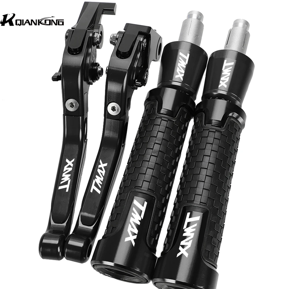 Motorcycle FOR YAMAHA TMAX560 TMAX 560 2019-2021 Adjustable Brake Clutch Levers Hand Grips Handlebar End TMAX-560 2022 2023 2024