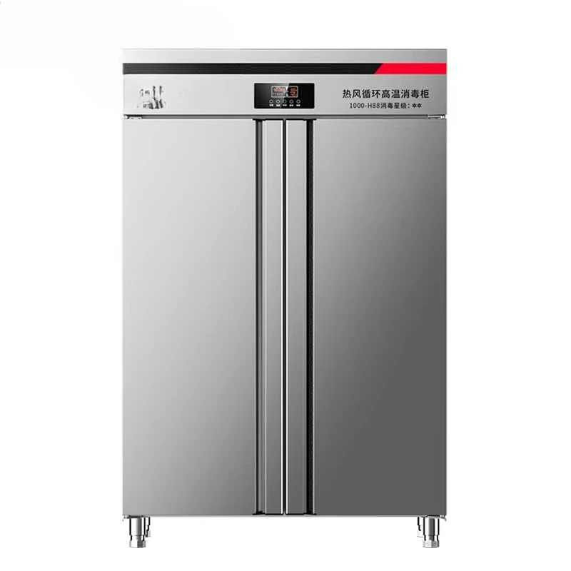 v r العمودي الفولاذ المقاوم للصدأ معقم التطهير المطبخ التجاري ساخنة دوران الهواء تطهير خزانة مزدوجة دو