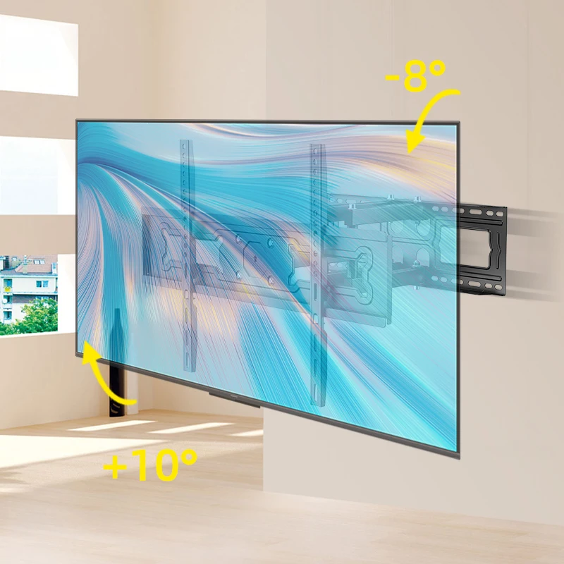 TV Wall Mount Bracket สําหรับทีวี 32-70 นิ้ว Full Motion TV กรอบหมุนขยาย Articulating ARM สูงสุด VESA 600x400 มม. โหลด 35 กก.