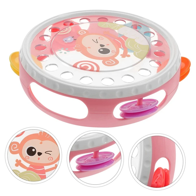 Children Clapping Tambourine Delicate Tambourines Percussion Instrument Adorable Tambourines Handheld Tambourine Easy To Use