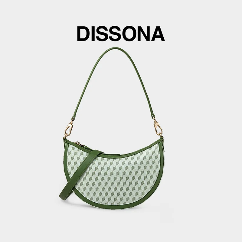 

DISSONA Women's Bag 2025 New Lucky Pouch Shoulder Crossbody Underarm Bag Crescent Bag
