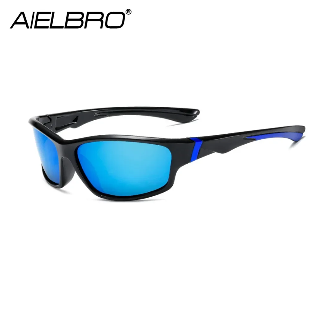 AIELBRO Cycling Sunglasses Male Polarized Glasses Bicycle Men's Sunglasses 2021 New Cycling Glasses Unusual Glasses