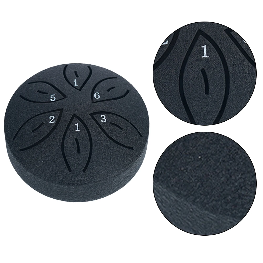 ヨガ瞑想用スチールタングドラム、レインチャイム、パーカッション、楽器、ユニークなギフト、3インチ、6ノート