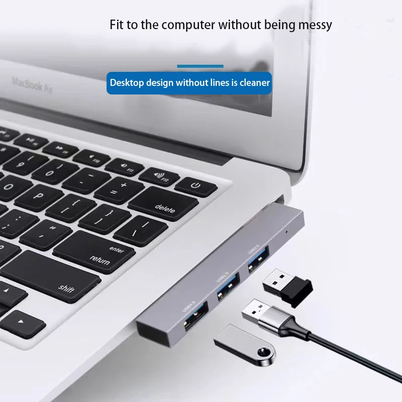 TypeC Dock Expansion Multi Port Converter Adapter Connection Cable Side Lnsert Wireless Side Lnsert Laptop