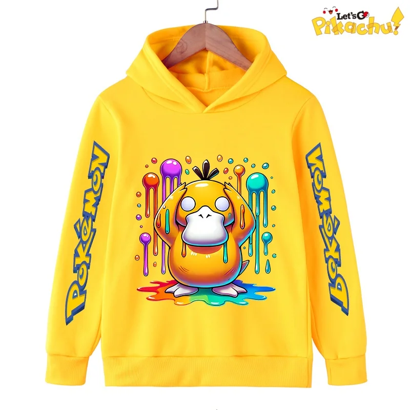 

Autumn and Winter Pikachu Hoodie Animated Printed Fashionable Loose Fitting Pullover Jacket Casual Hoodie Sports Top Clothing