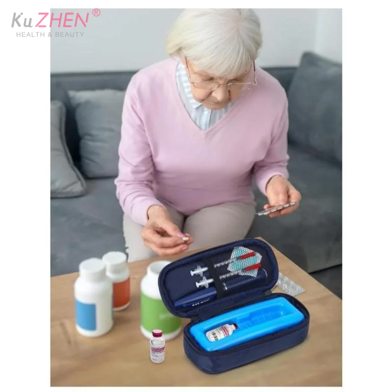 

1PC Insulin Cooler Cold Storage Bag Travel Case Diabete Carrying Insulated Bag Foil Cooling Storage Protector Pill Box Fits Vial