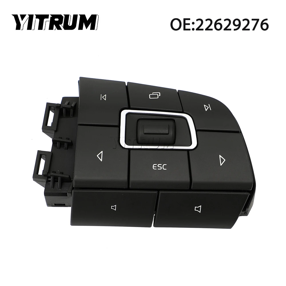 YITRUM 22629276 21957046 22372592 22629271 Steering Wheel Switch Module Light Key Control Button For Volvo FM/FH 2005-2012 24V