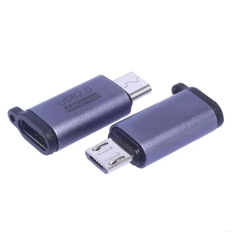 16FB Truyền Dữ Liệu Nhanh USB C Nữ Sang Micro USB Nam Loại C Sang Micro USB Nam Bộ Chuyển Đổi sạc & Đồng Bộ Dữ Liệu