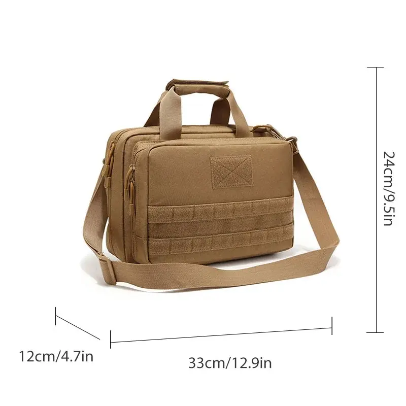 Oxford Cloth Men\'s Outdoor Waterproof Bag Outdoor Tactical Handbag Outdoor Multifunctional Large Capacity Storage Bag