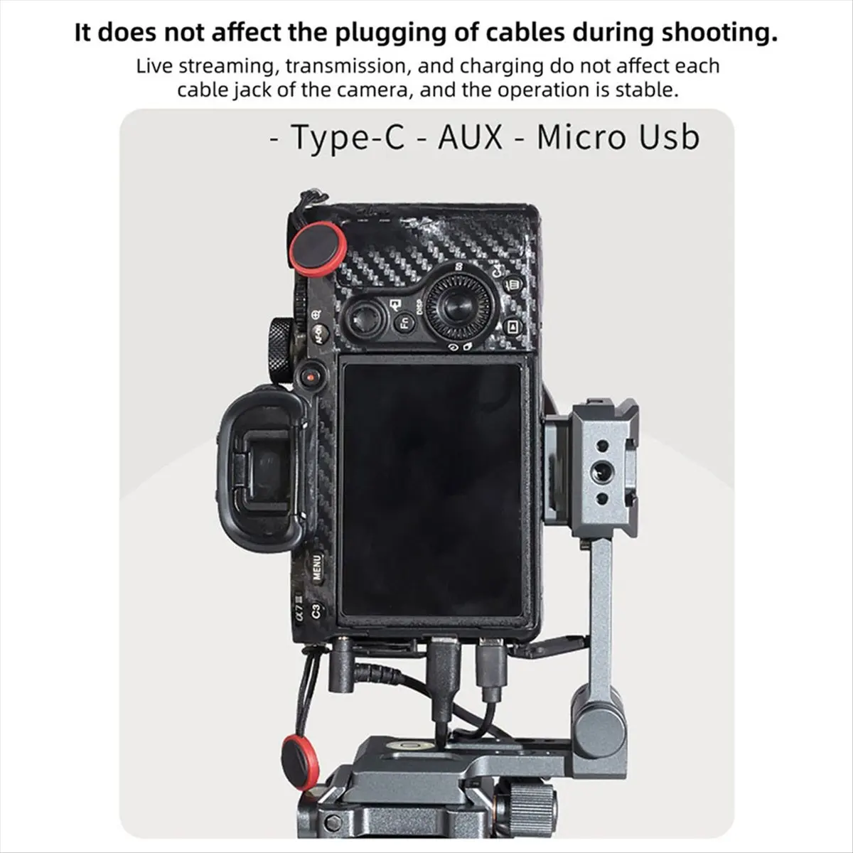 【New User】Camera L-Holder Arca Quick Release Plate Vertical Filming Mount W 1/4Inch Cold Shoe for SLR DSLR Camera Bracket