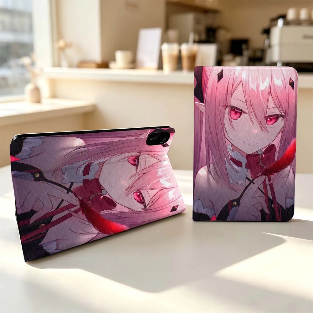 Anime Krul Tepes Fashion For Xiaomi Poco Redmi Pad 8 2 4 5 6 6S 7 7S SE Pro Max 14 11 8.7 11.2 12.5 Inch Tablet Case