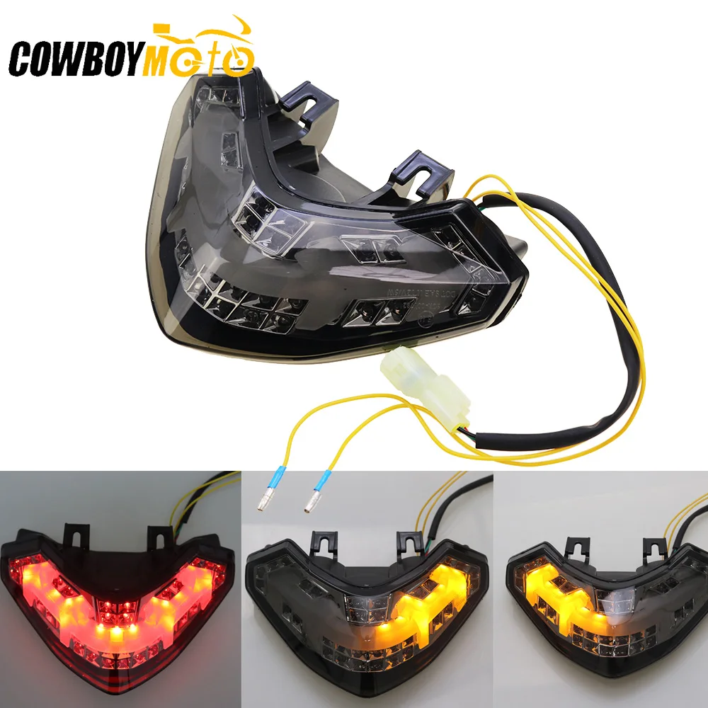 Motorcycle Rear Tail Light Brake Turn Signal Integrated LED Light Fit For Ducait Multistrada 1200 1200S 2010 2011 2012 2013 2014