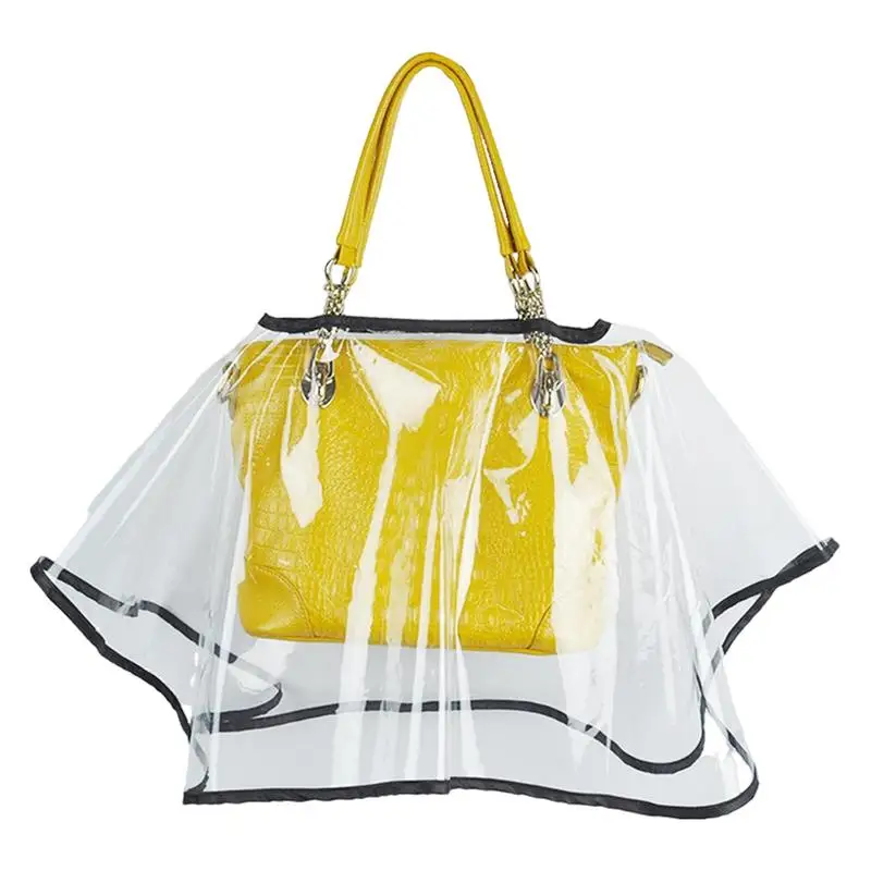 Bag Protector For Handbag Clear Waterproof Bag Covers For Handbag Lightweight Portable Pack Rain Cover Handbag Umbrella